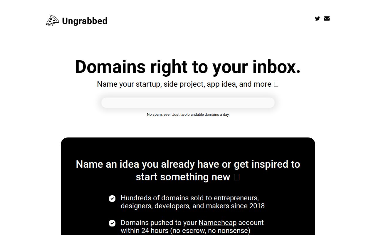 Ungrabbed logo